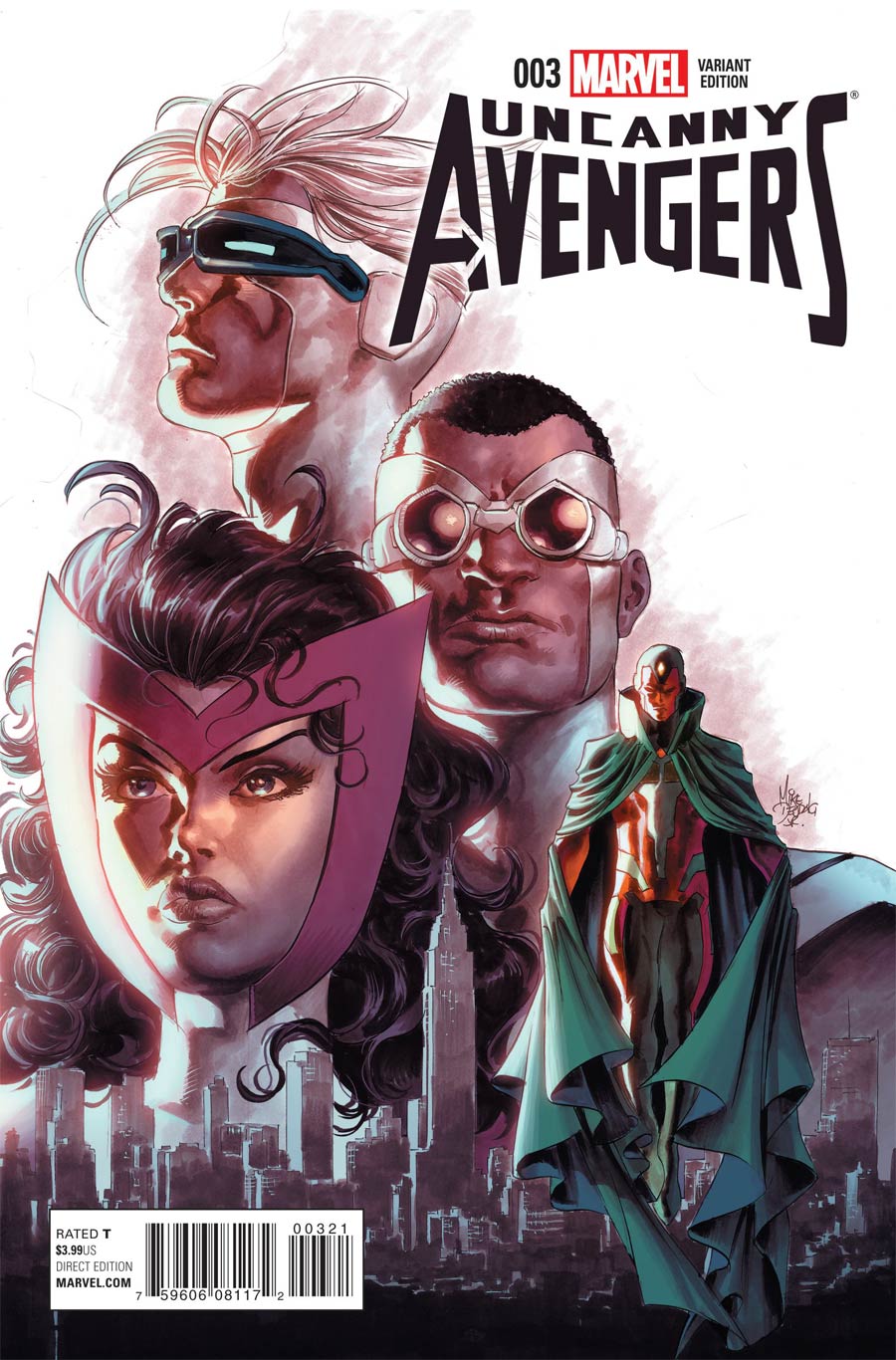 Uncanny Avengers Vol 2 #3 Cover C Incentive Jason Pearson Variant Cover
