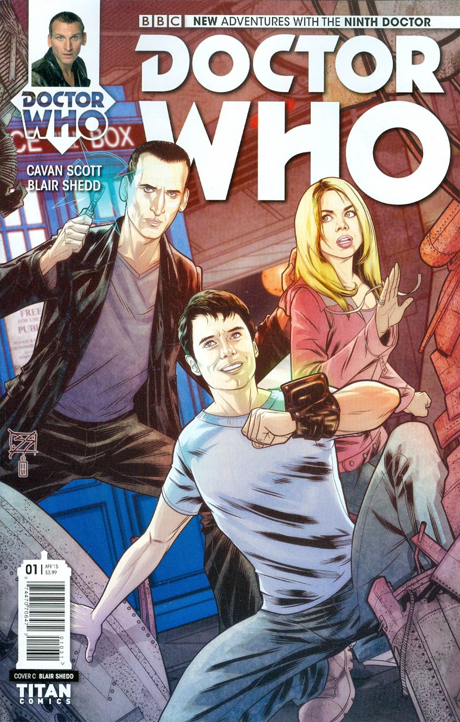 Doctor Who 9th Doctor #1 Cover C Incentive Blair Shedd Variant Cover