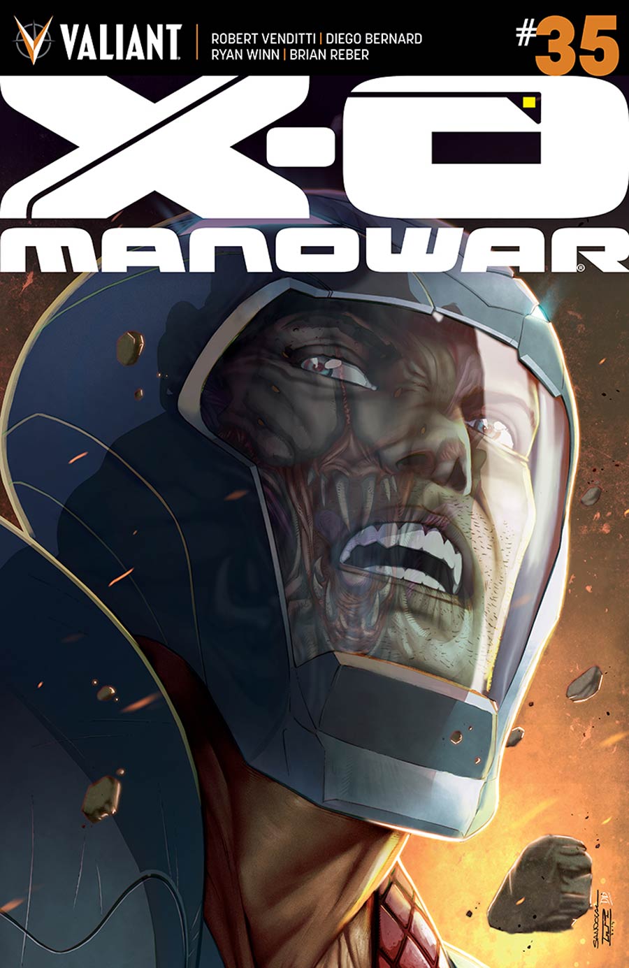 X-O Manowar Vol 3 #35 Cover C Incentive Rafa Sandoval Variant Cover