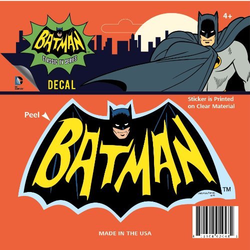 DC Comics Decal 5.5x2.25-inch Batman 1966 TV Series Logo