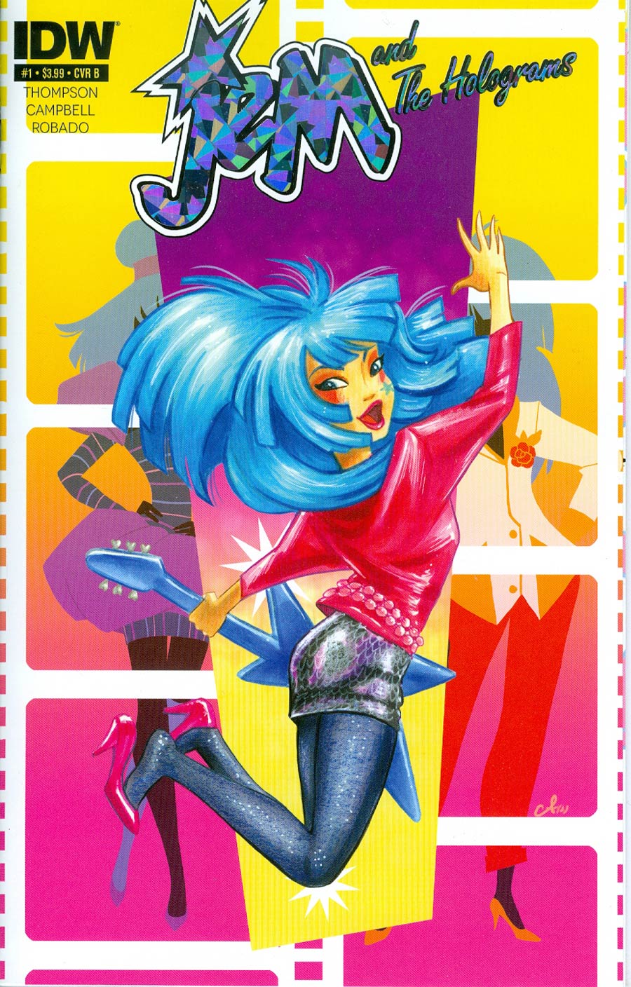 Jem And The Holograms #1 Cover B Regular Amy Mebberson Aja Leith Cover