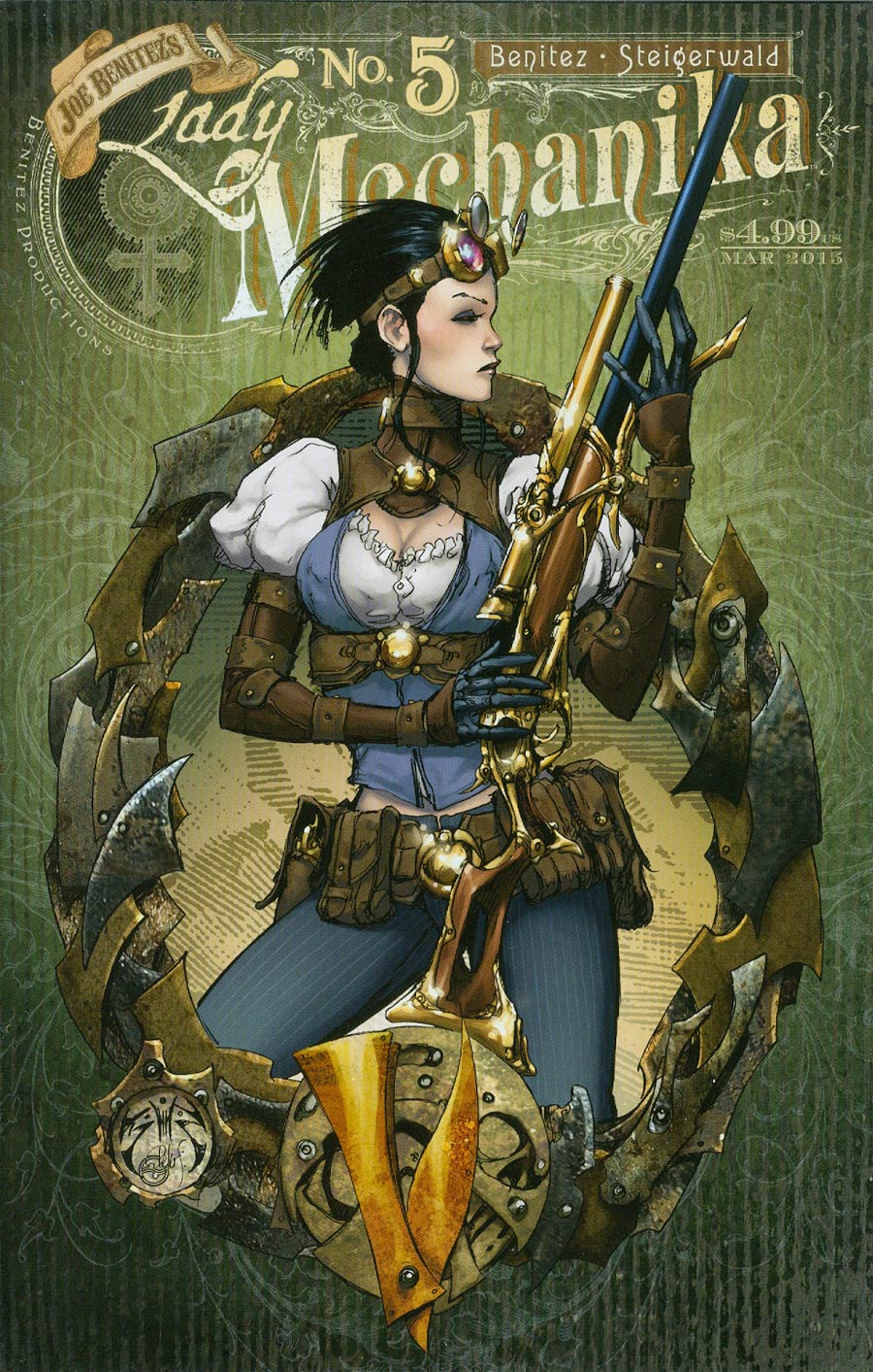 Lady Mechanika #5 Cover A Regular Joe Benitez Cover