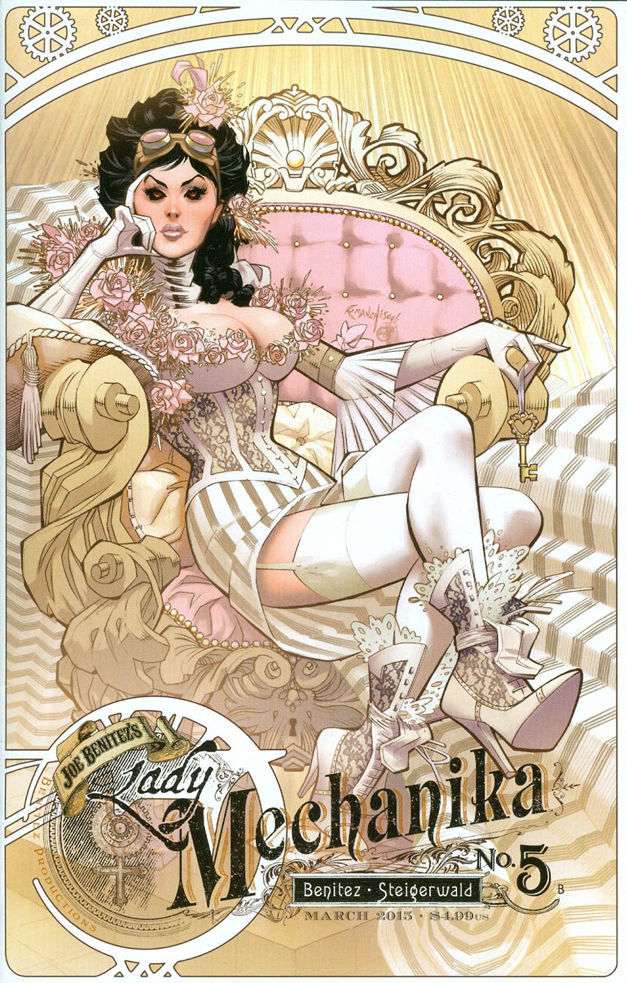 Lady Mechanika #5 Cover B Regular Franchesco & Peter Steigerwald Cover