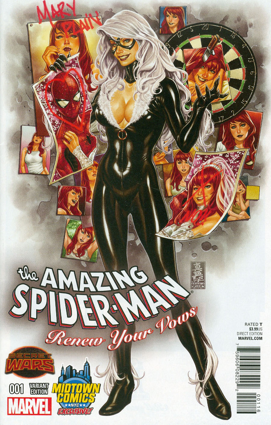 Amazing Spider-Man Renew Your Vows #1 Cover B Midtown Exclusive Mark Brooks Variant Cover (Secret Wars Warzones Tie-In)