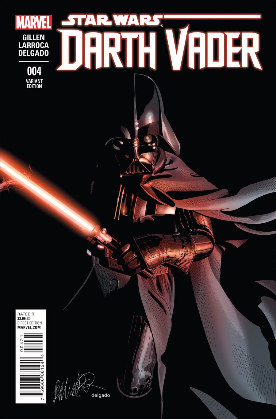 Darth Vader #4 Cover B Incentive Salvador Larroca Variant Cover