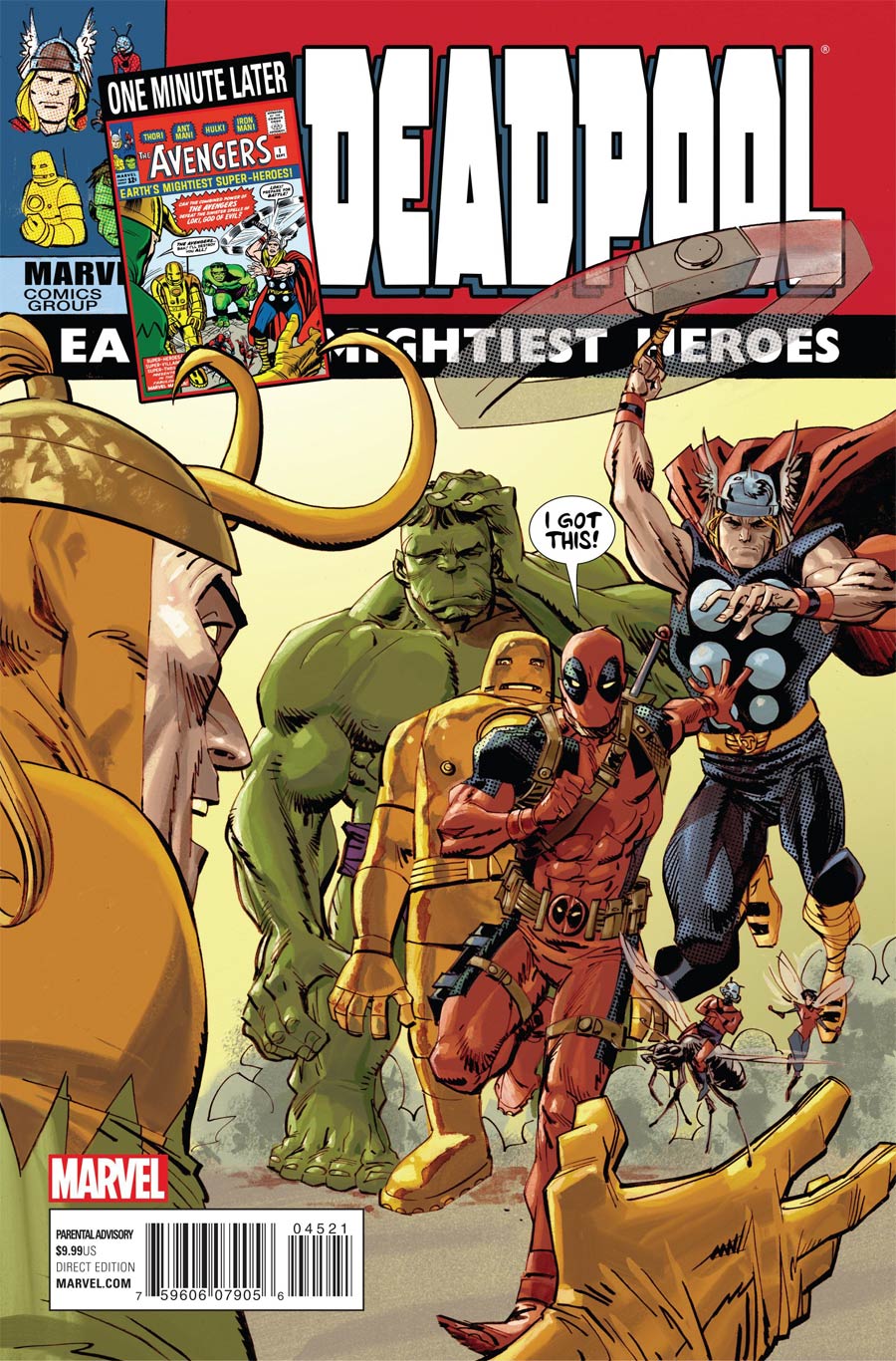 Deadpool Vol 4 #45 (250th Issue) Cover C Incentive Avengers Variant Cover