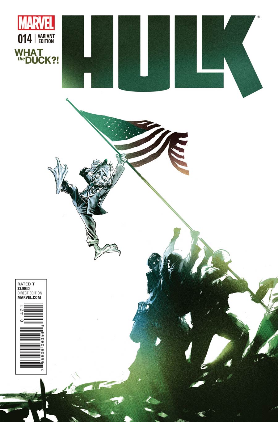 Hulk Vol 3 #14 Cover B Variant Rafael Albuquerque What The Duck Cover