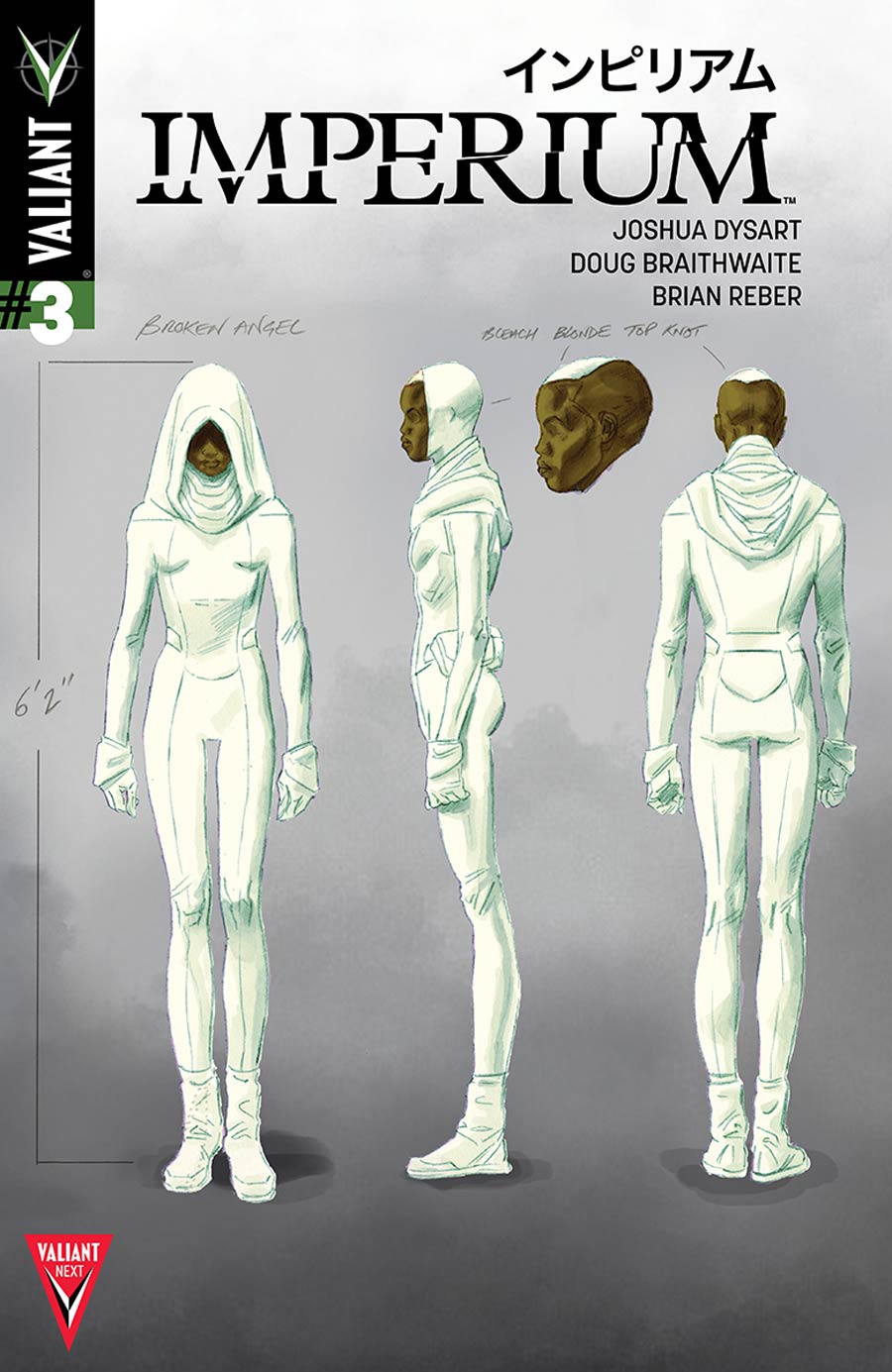 Imperium #3 Cover D Incentive Doug Braithwaite Character Design Variant Cover