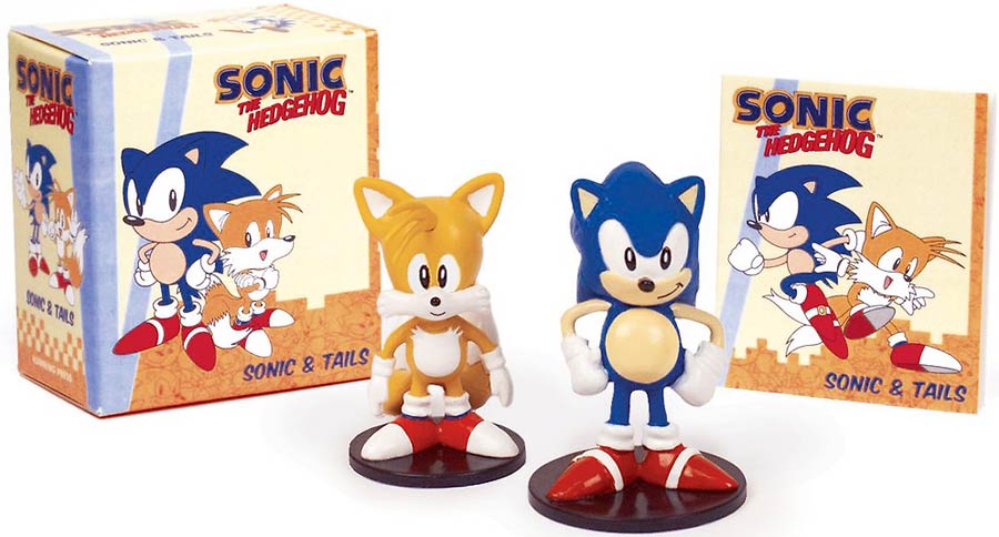 Sonic The Hedgehog Sonic & Tails Figurines & Book Kit