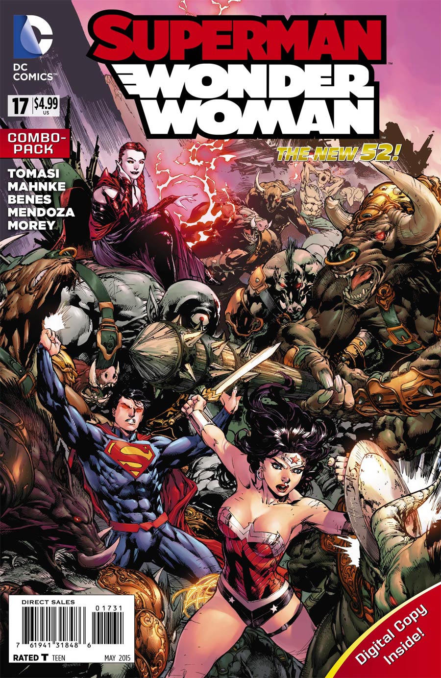 Superman Wonder Woman #17 Cover D Combo Pack Without Polybag