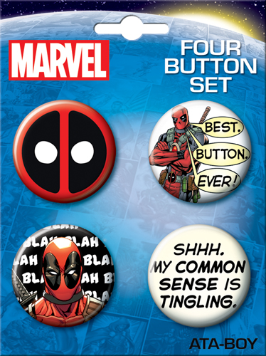 Marvel Comics 1.25-inch Button - Deadpool Various #3 (82399BT4)