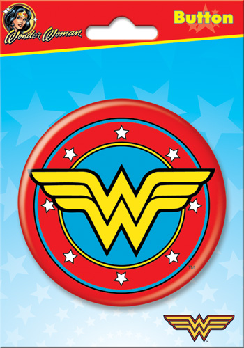 DC Comics 3-inch Button - Wonder Woman Logo (97067)