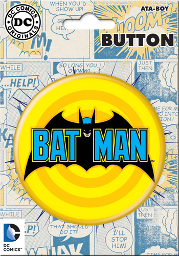 DC Comics 3-inch Button - Batman Title Logo (97208)