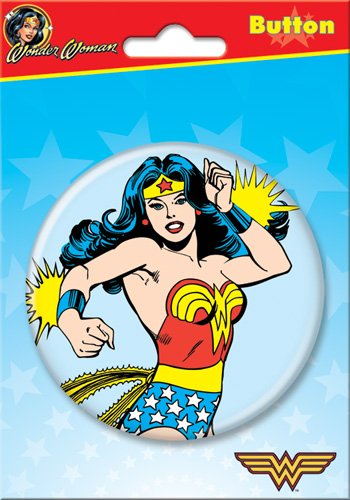 DC Comics 3-inch Button - Wonder Woman Character (97066)
