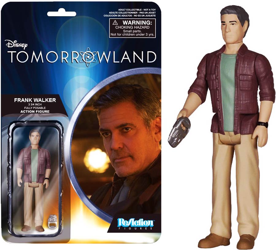 ReAction Tomorrowland Frank Walker 4-Inch Action Figure