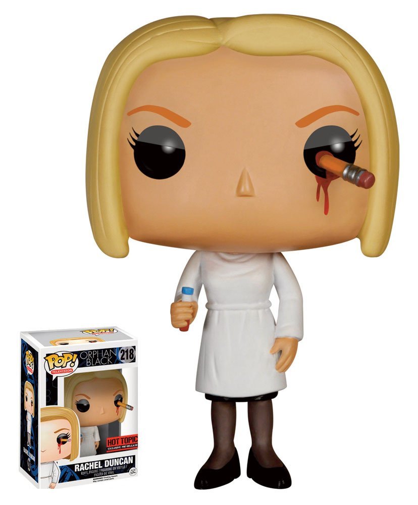POP Television 218 Orphan Black Pencil Eye Rachel Duncan Vinyl Figure