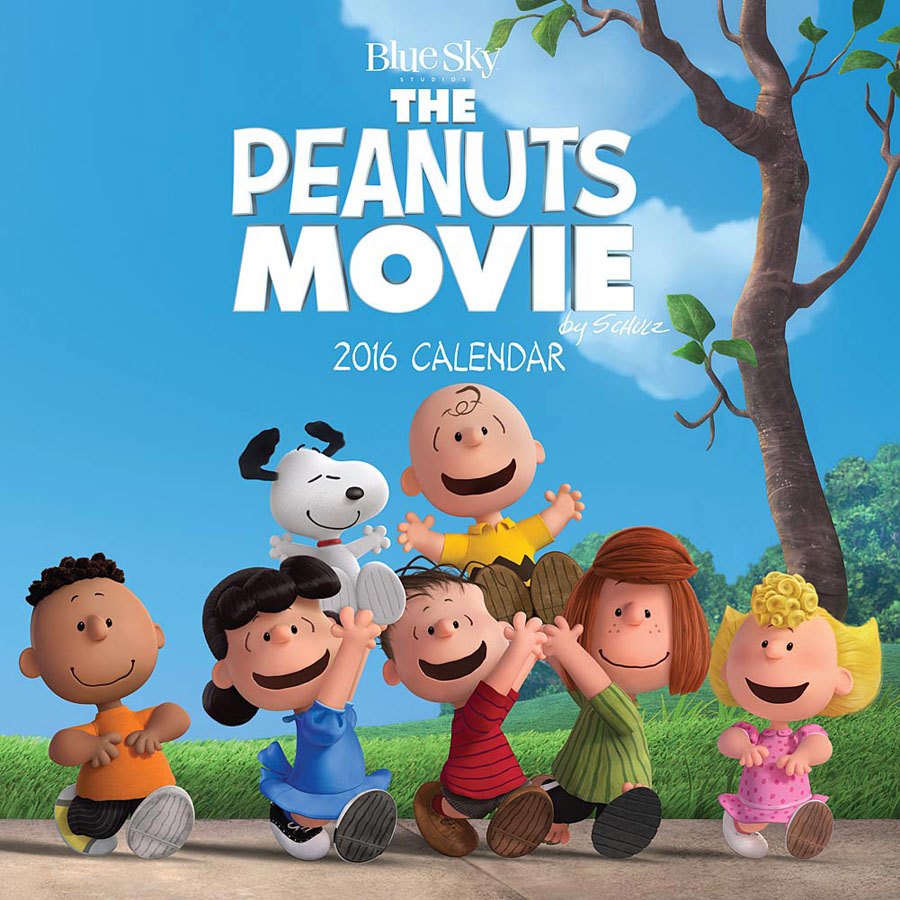Peanuts The Movie 2016 16-Month 12x12-inch Wall Calendar