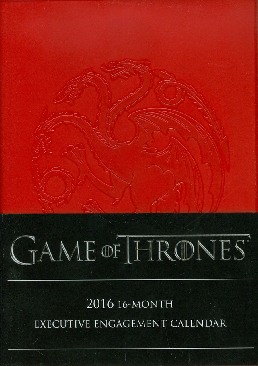 Game Of Thrones 2016 5x7 Inch Desk Calendar Midtown Comics