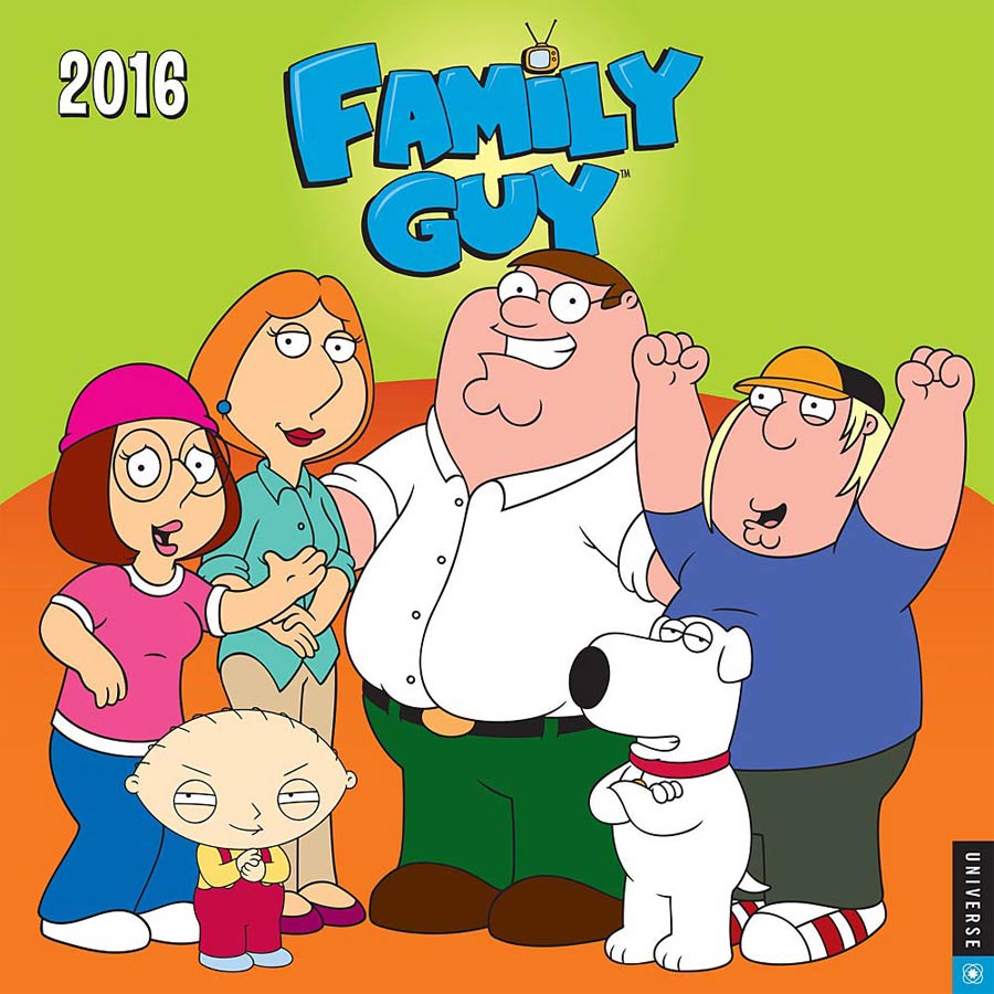 Family Guy 2016 12x12-inch Wall Calendar