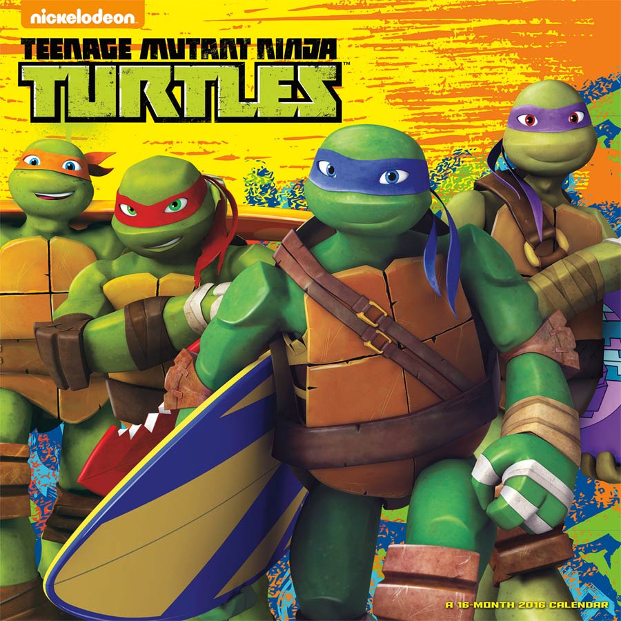 Teenage Mutant Ninja Turtles 2016 12x12-inch Wall Calendar