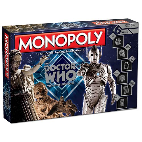 Monopoly Doctor Who Villains Collectors Edition