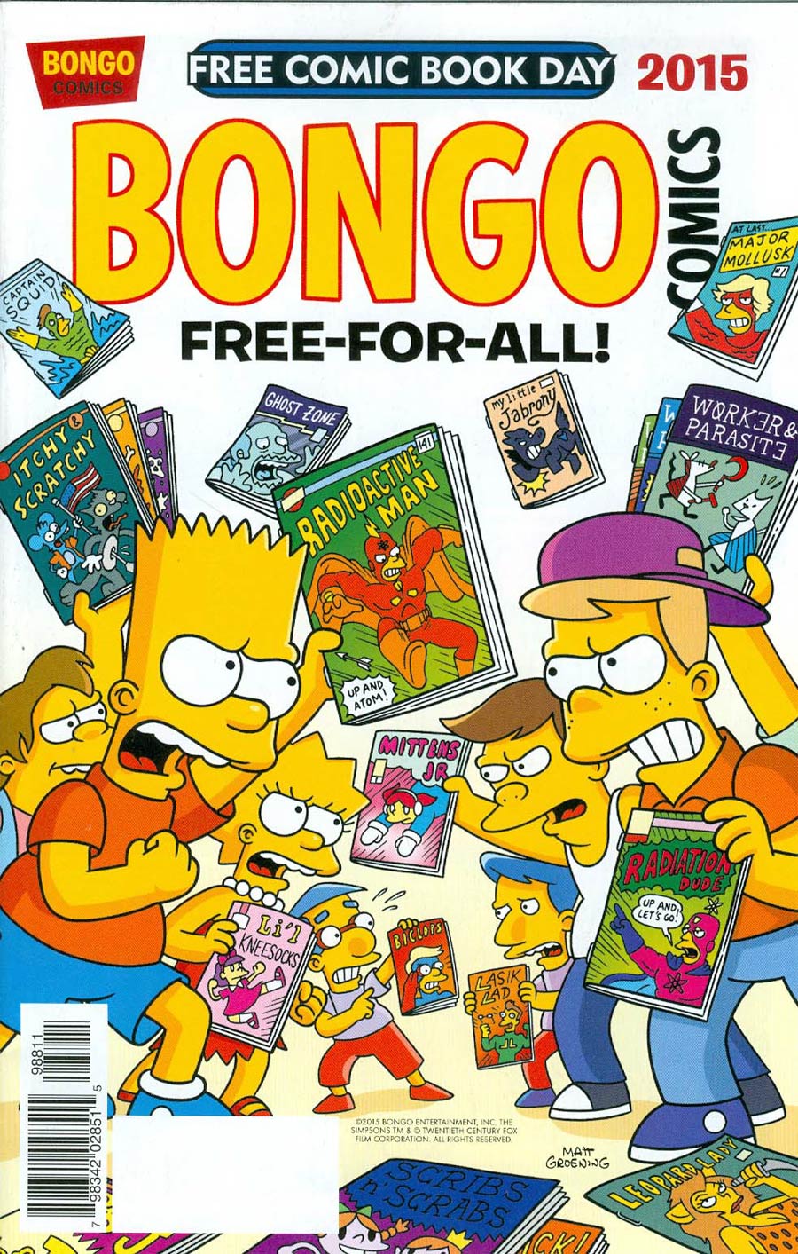 FCBD 2015 Bongo Comics Free-For-All