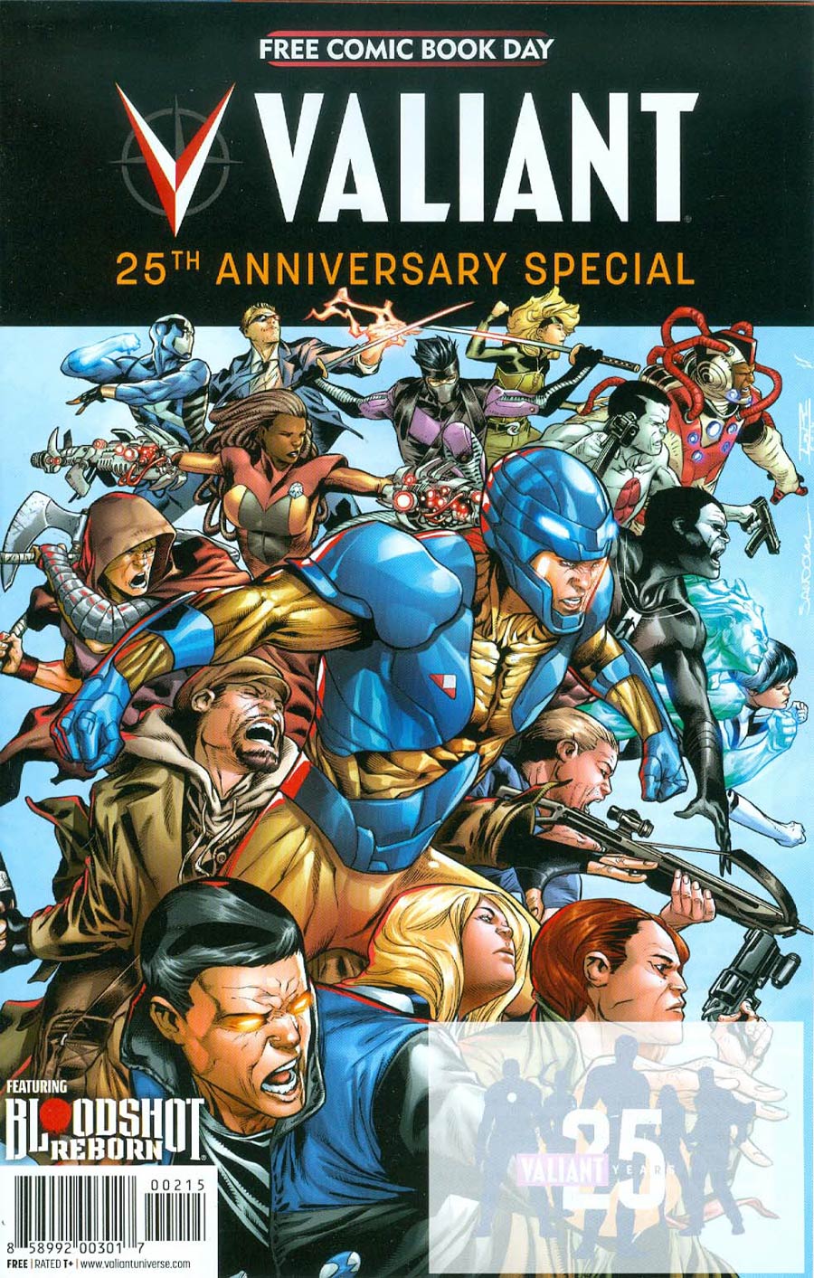 FCBD 2015 Valiant 25th Anniversary Special