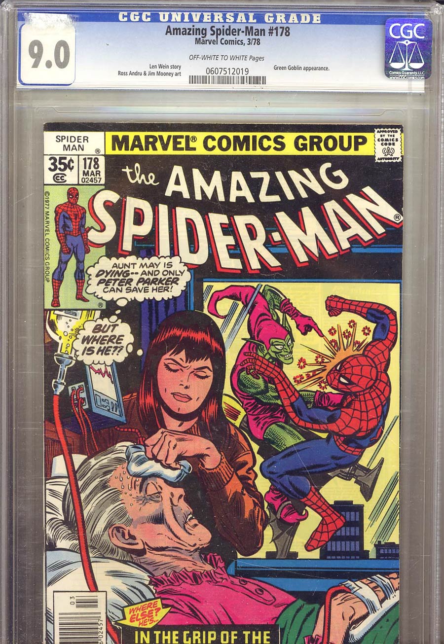 Amazing Spider-Man #178 CGC 9.0