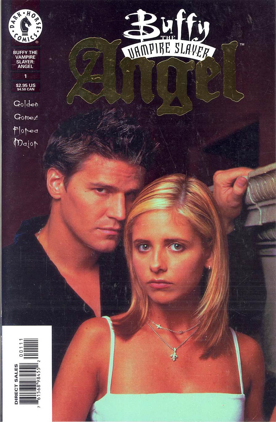 Buffy The Vampire Slayer Angel #1 DF Exclusive Gold Foil