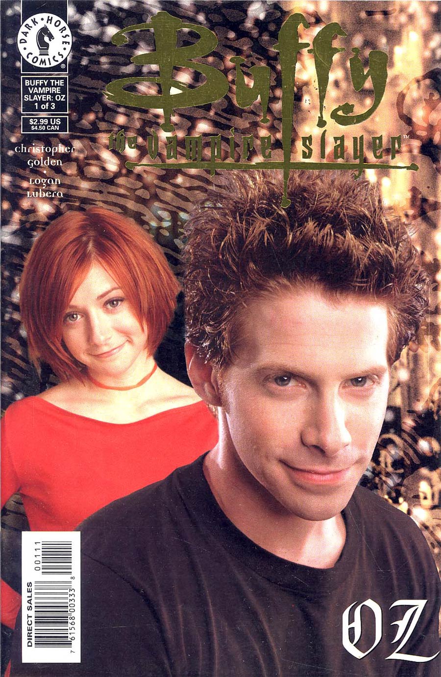 Buffy The Vampire Slayer Oz #1 Cover E DF Gold Foil