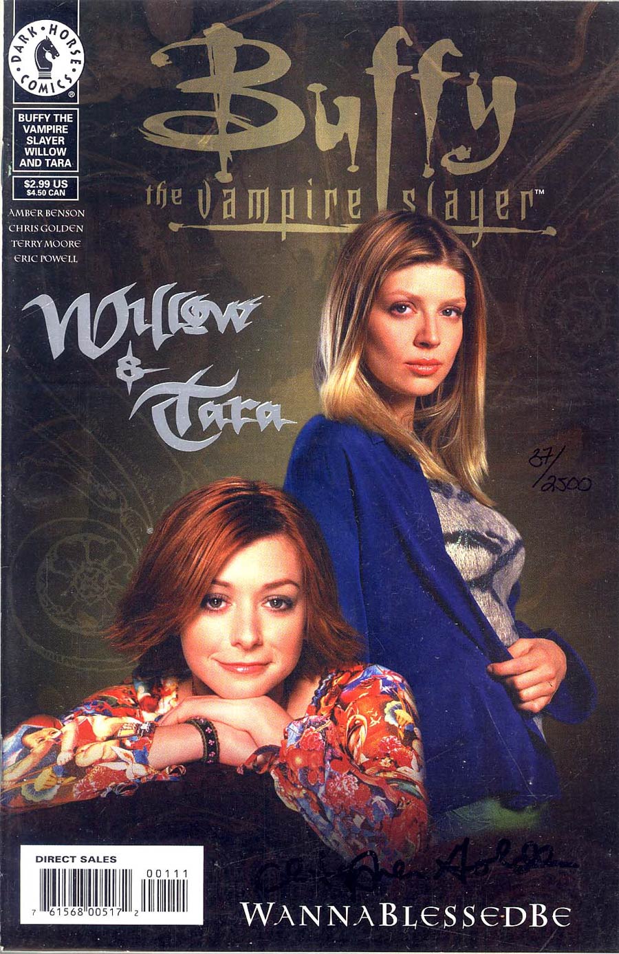 Buffy The Vampire Slayer Willow and Tara #1 DF Silver Foil