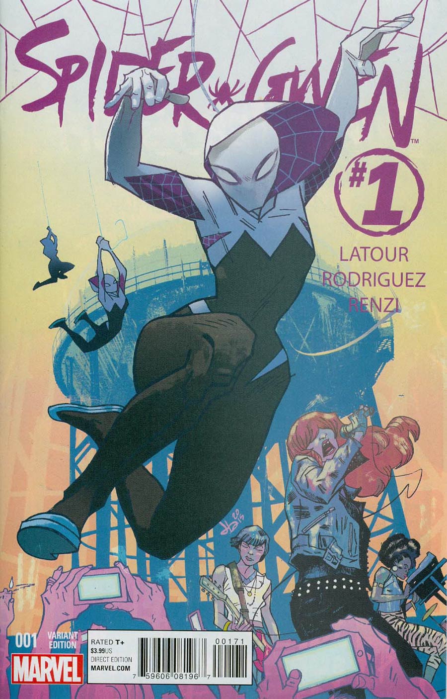 Spider-Gwen #1 Cover O Heroes Arent Hard To Find Exclusive Jason Latour Variant Cover