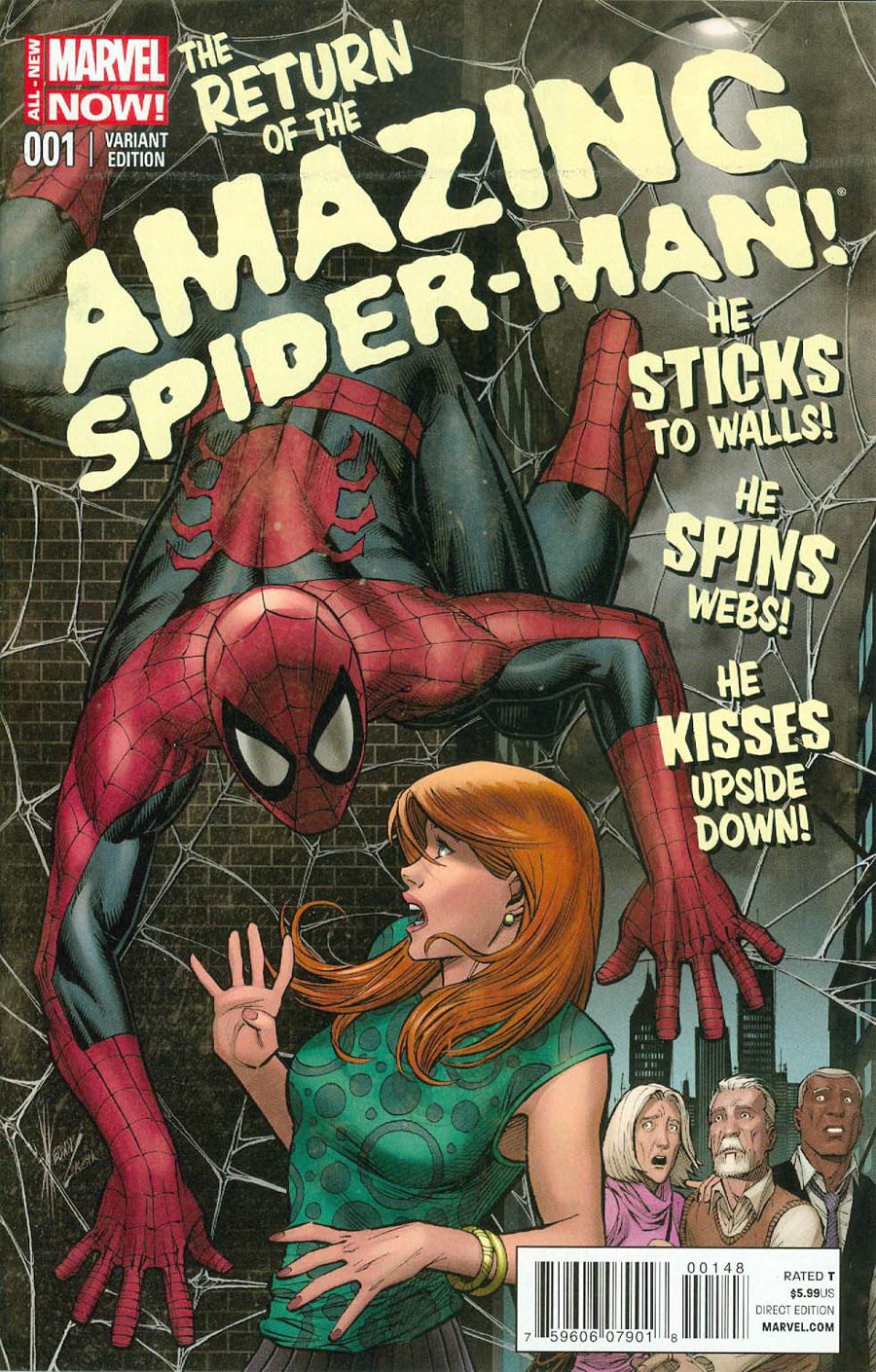 Amazing Spider-Man Vol 3 #1 Cover Z-F Disposable Heroes Exclusive Dale Keown Color Variant Cover