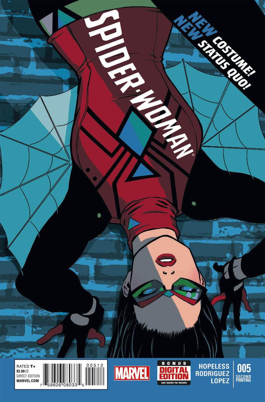 Spider-Woman Vol 5 #5 Cover E 2nd Ptg Javier Rodriguez Variant Cover