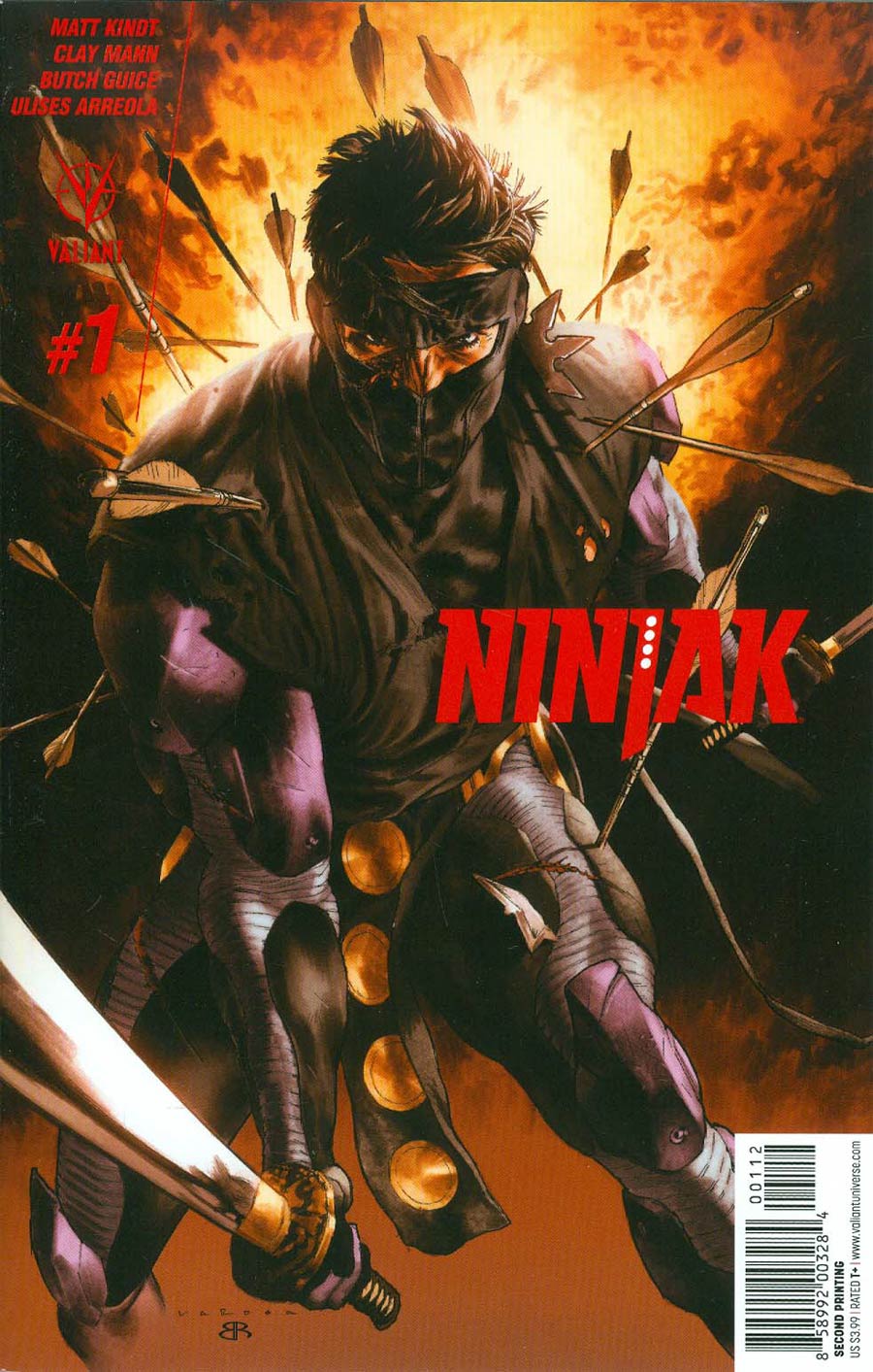 Ninjak Vol 3 #1 Cover J 2nd Ptg Lewis LaRosa Variant Cover