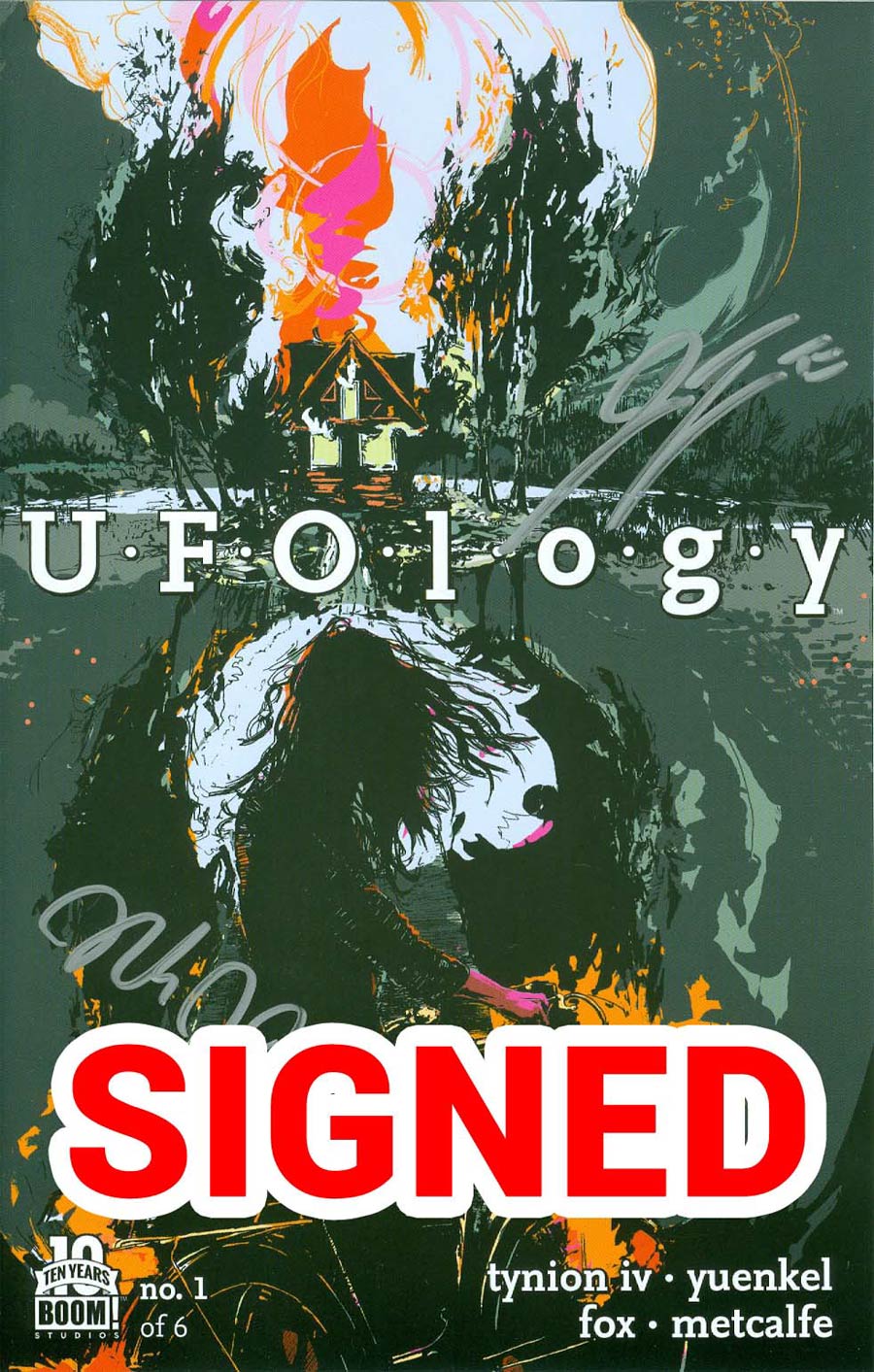 UFOlogy #1 Cover F Variant Jackpot Cover Signed By James Tynion IV & Noah J. Yuenkel