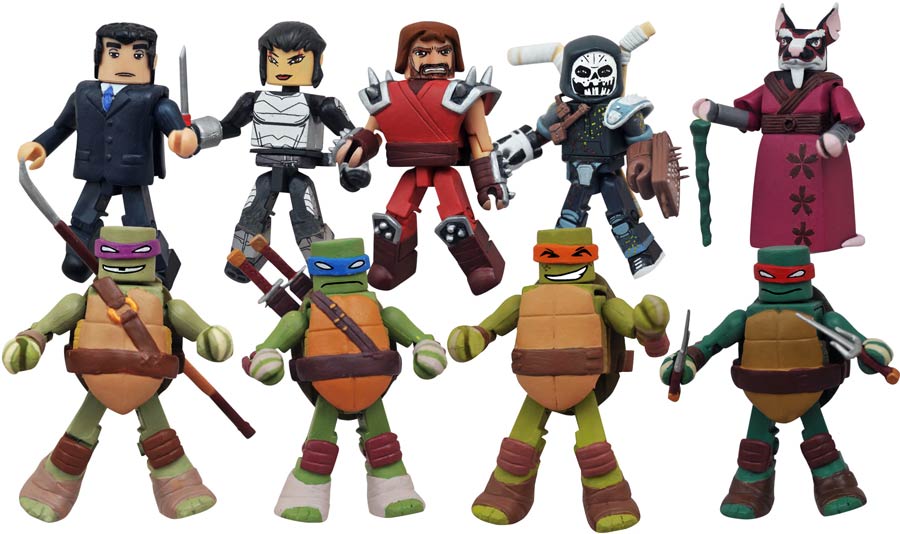 Teenage Mutant Ninja Turtles Minimates Series 2 Foil Blind Mystery Box