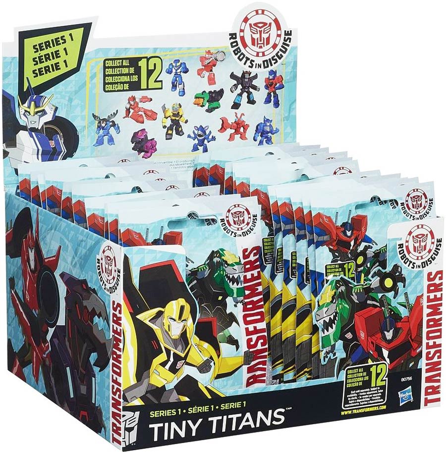 Transformers Tiny Titans Series 1 Blind Mystery Box 24-Piece Display