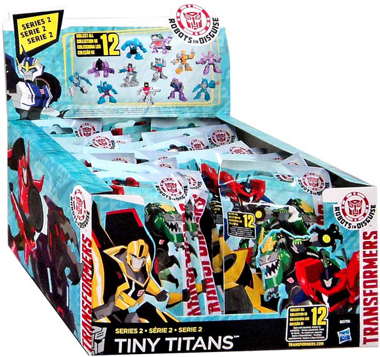 Transformers Tiny Titans Series 2 Blind Mystery Box 24-Piece Display