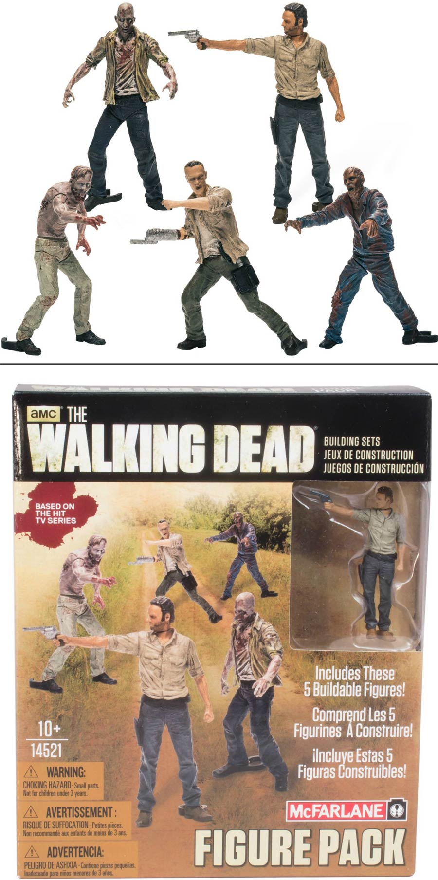 Walking Dead TV Building Set Multi-Pack