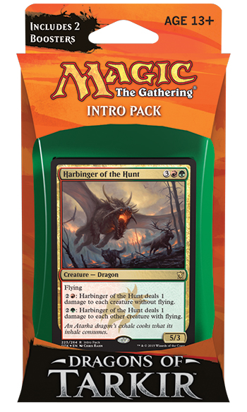 Magic The Gathering Dragons Of Tarkir Intro Pack - Furious Forces