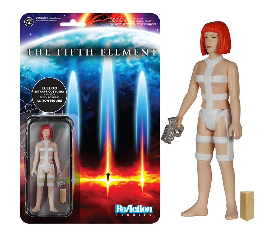 ReAction The Fifth Element Straps Leeloo 3-Inch Action Figure