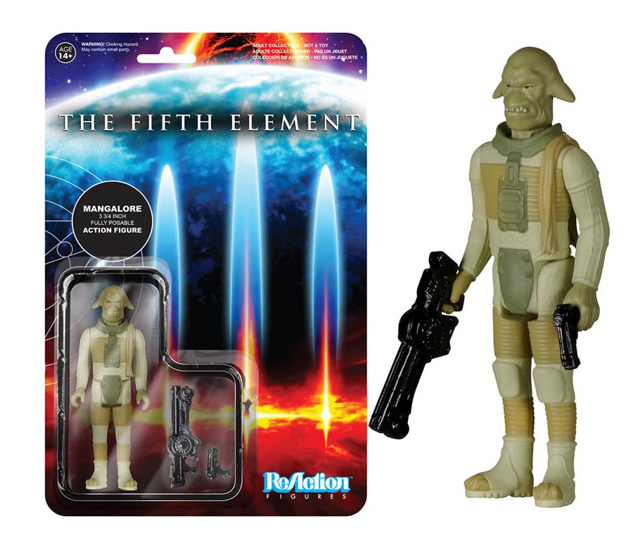 ReAction The Fifth Element Mangalore 4-Inch Action Figure