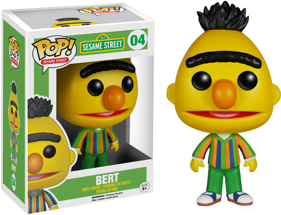 POP Television Sesame Street 04 Bert Vinyl Figure
