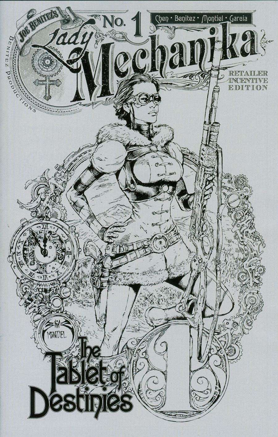 Lady Mechanika Tablet Of Destinies #1 Cover C Incentive Joe Benitez Variant Cover