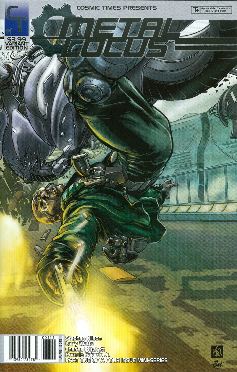Metal Locus #1 Cover B Incentive Karl Waller Variant Cover