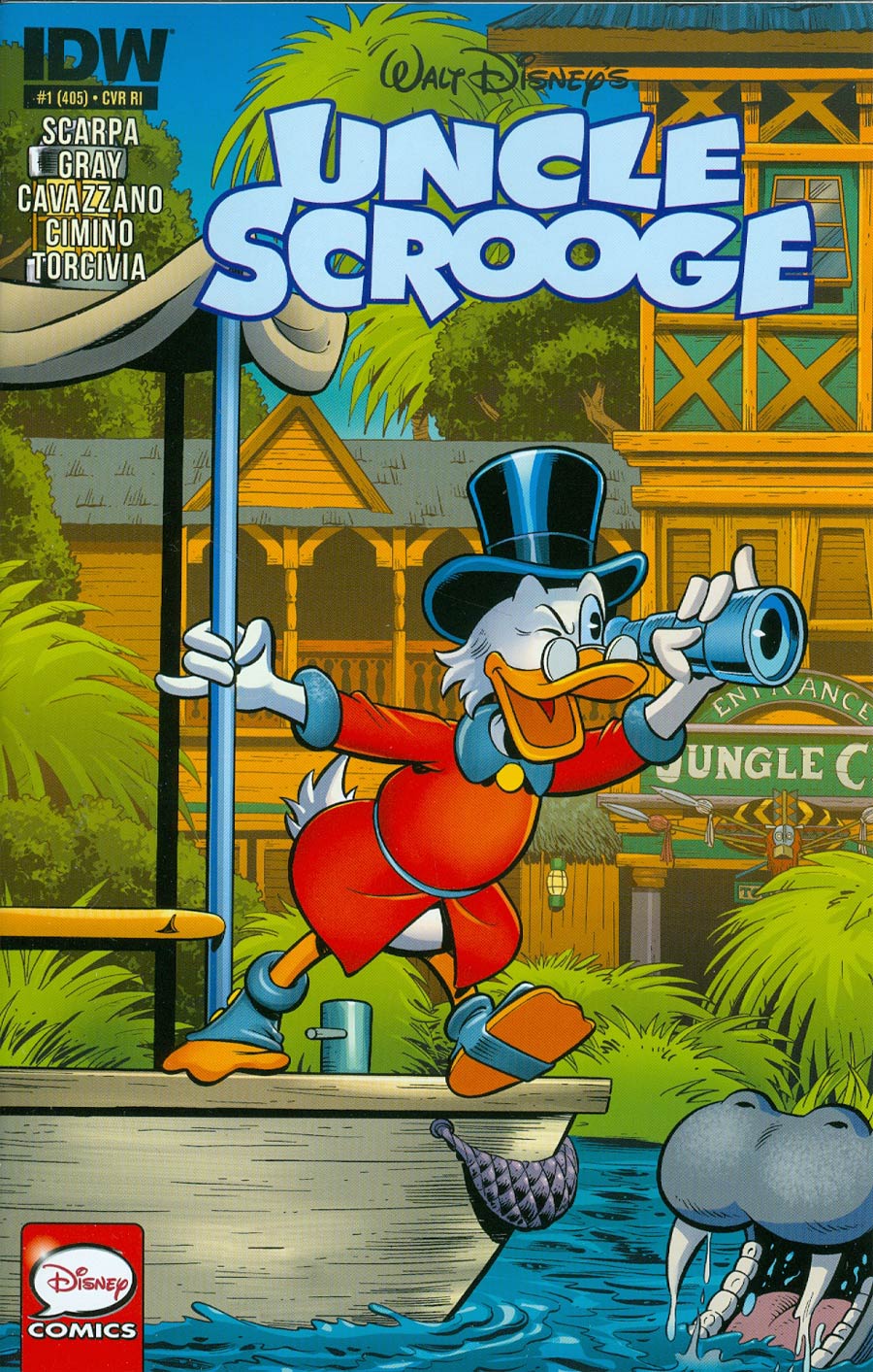 Uncle Scrooge Vol 2 #1 Cover D Incentive Andrew Pepoy Disney Legacy Adventureland Variant Cover