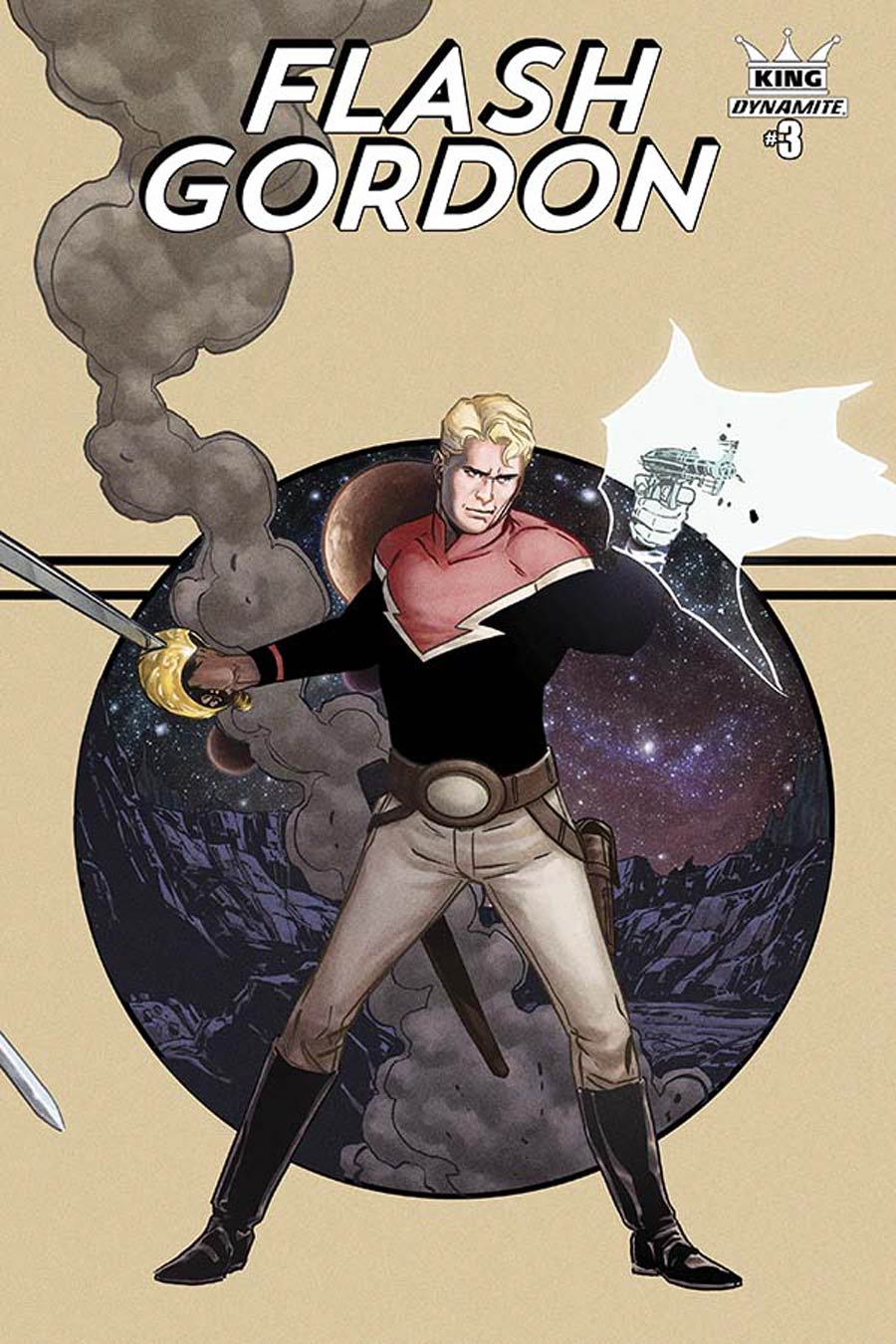 King Flash Gordon #3 Cover C Incentive Marc Laming Color Variant Cover