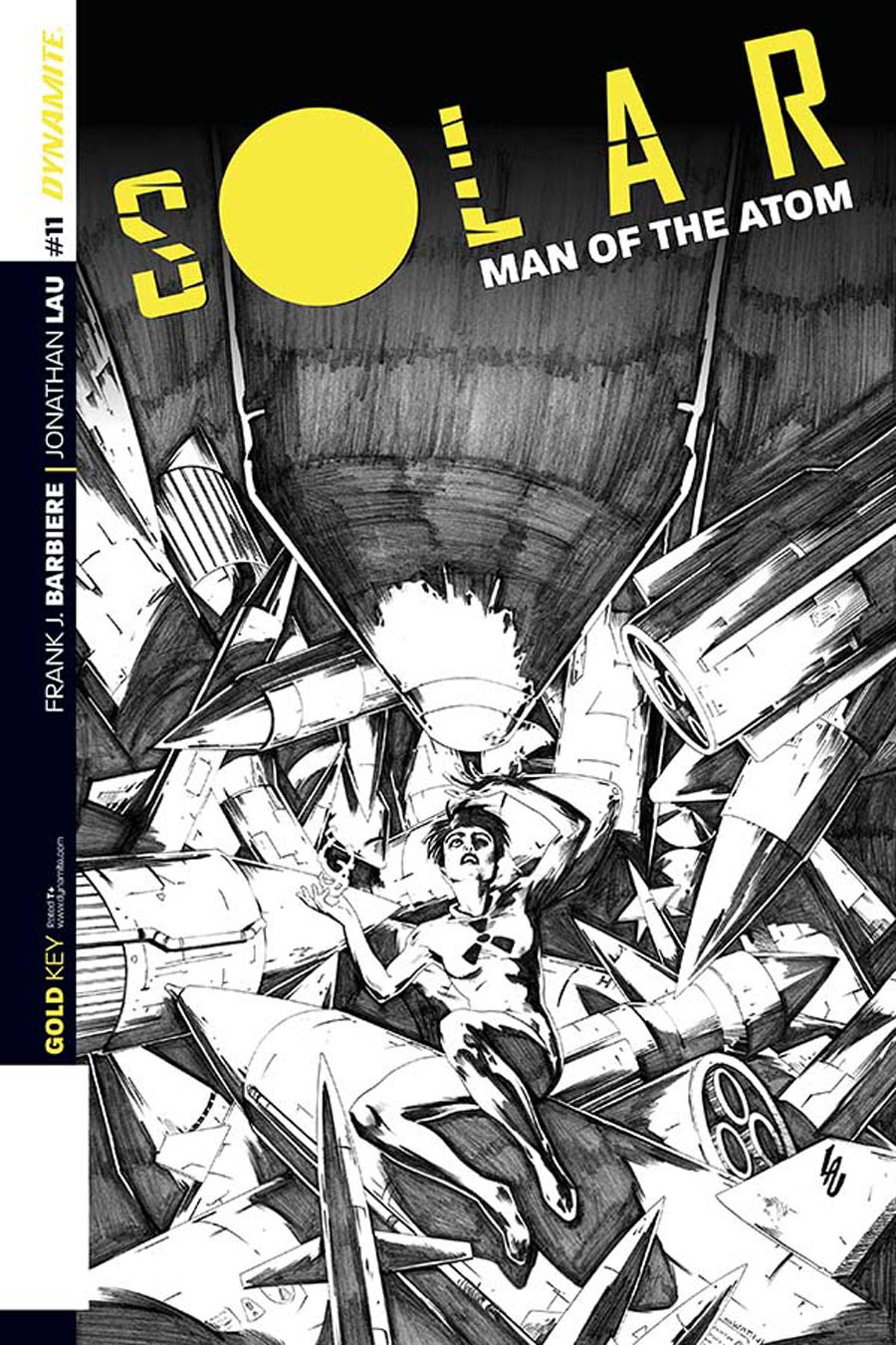 Solar Man Of The Atom Vol 2 #11 Cover D Incentive Jonathan Lau Black & White Cover