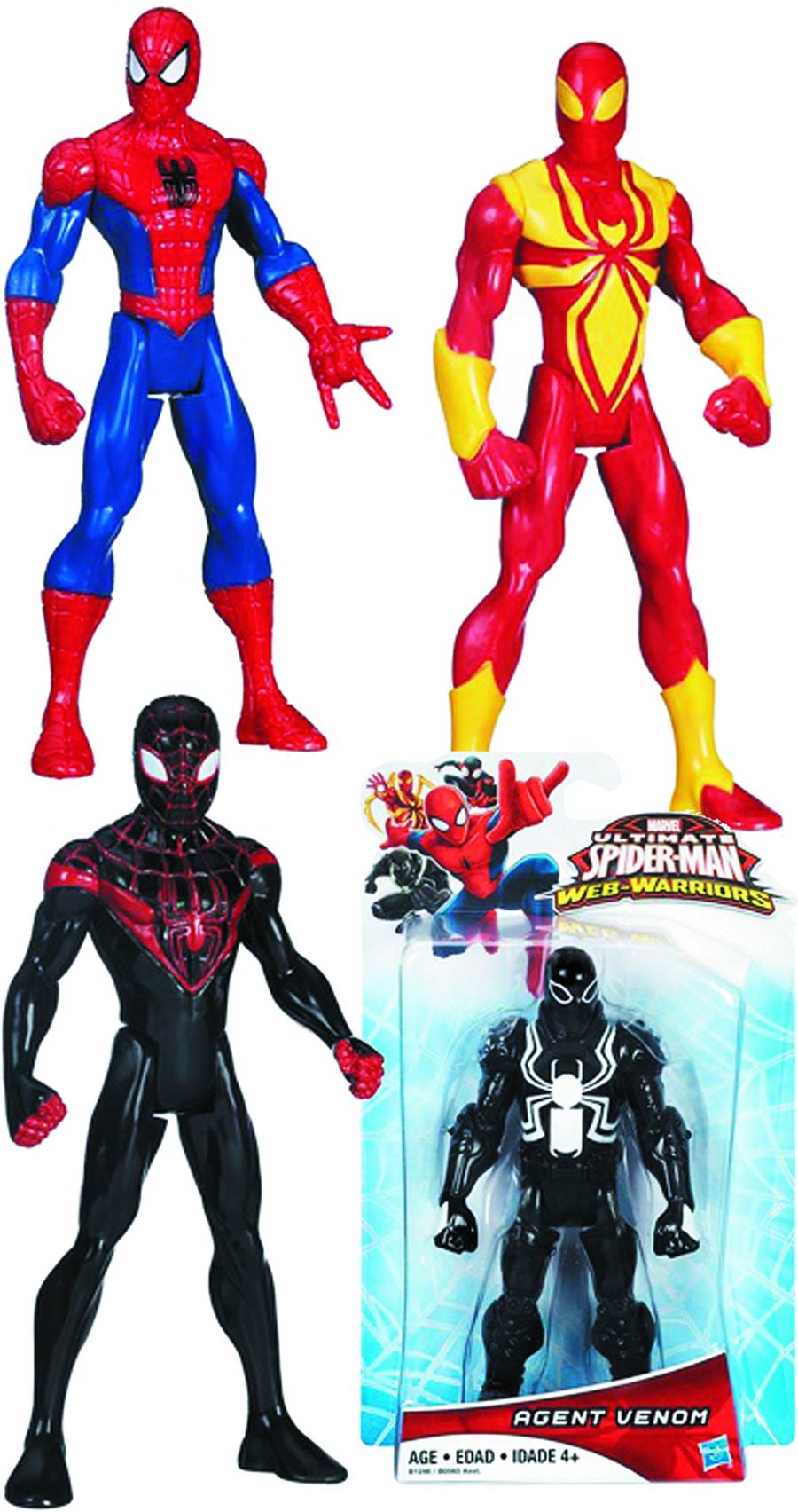 Spider-Man Basic Action Figure Assortment 201502 Set Of 4 Figures